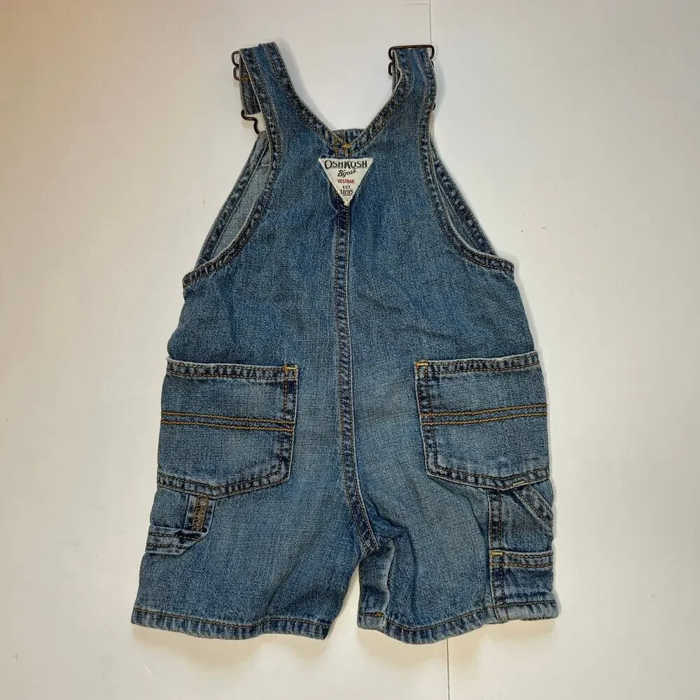 Oshkosh B'Gosh Denim Shortalls Overalls - Baby / Toddler Size 12 Months (12M)